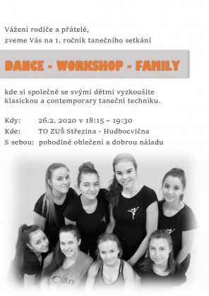 Dance workshop family - Dana Pešová II. stupeň