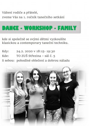 Dance workshop family - 2. ročník II. stupně - Darja Hlinková