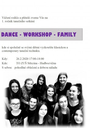 Dance workshop family - Pavla Cejnarová - 1. ročník - II.stupeň