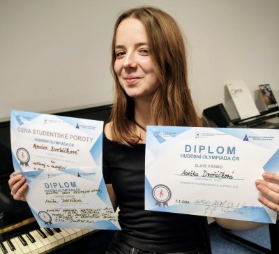 ROZHOVOR: Anežka Dvořáčková přivezla zlaté pásmo z Hudební olympiády ČR