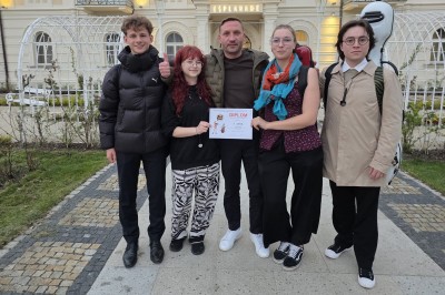 GRATULUJEME: Erizo Kvartet přivezl z národní soutěže první cenu