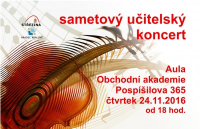 Sametový koncert - naši učitelé v akci